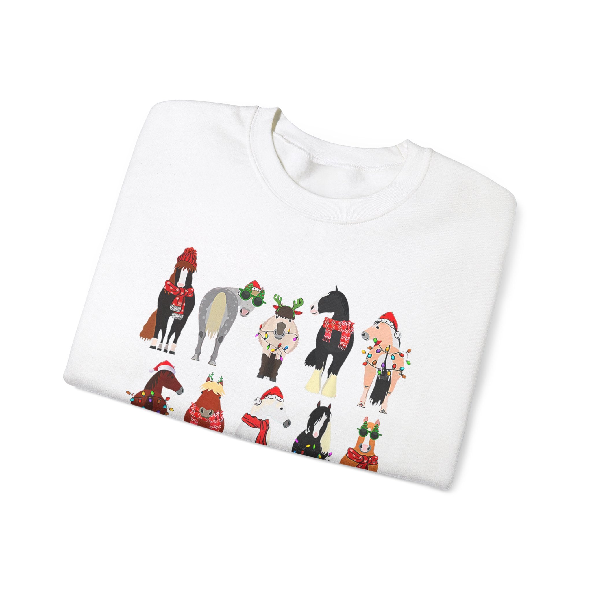 Christmas Horses - Crewneck Sweatshirt