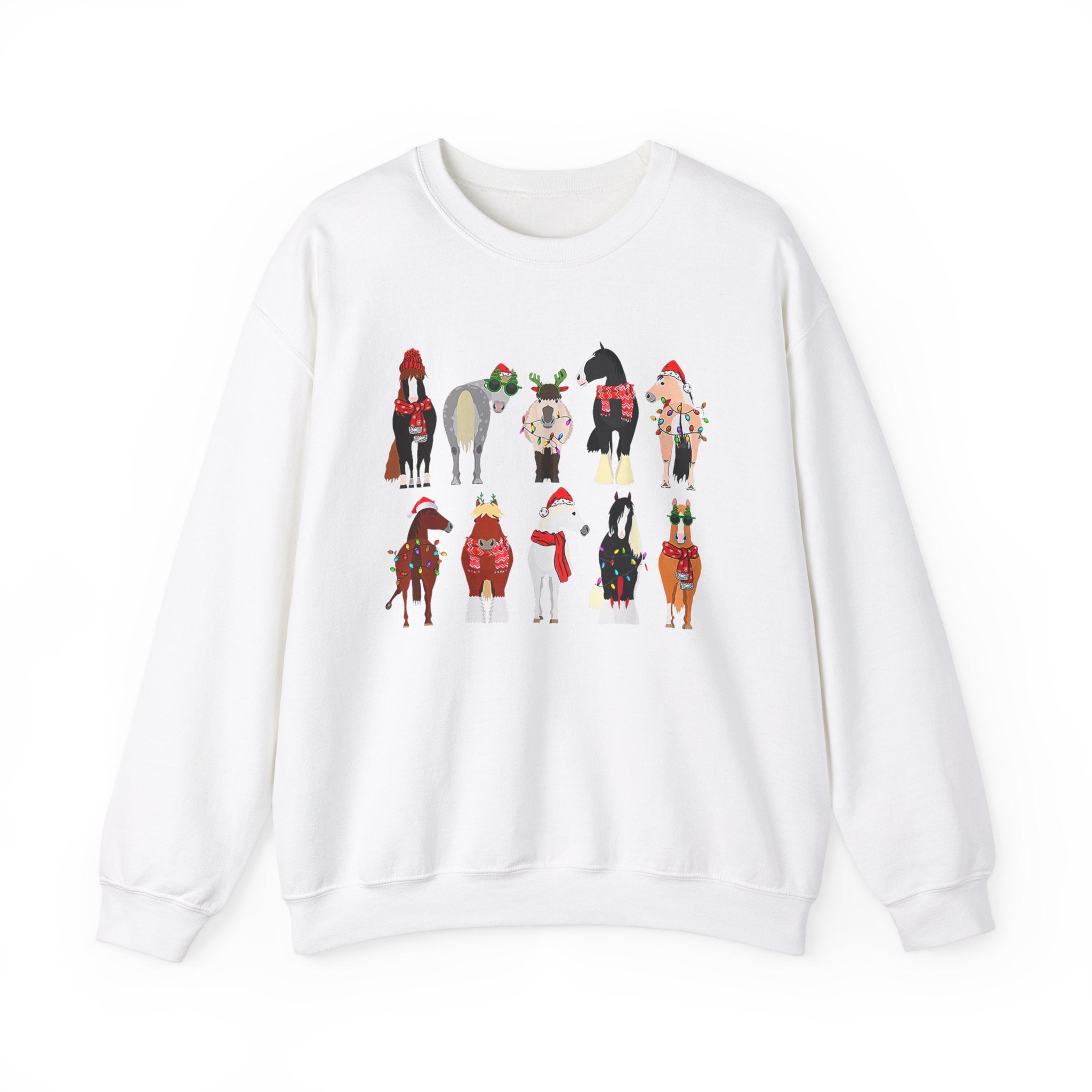 Christmas Horses - Crewneck Sweatshirt