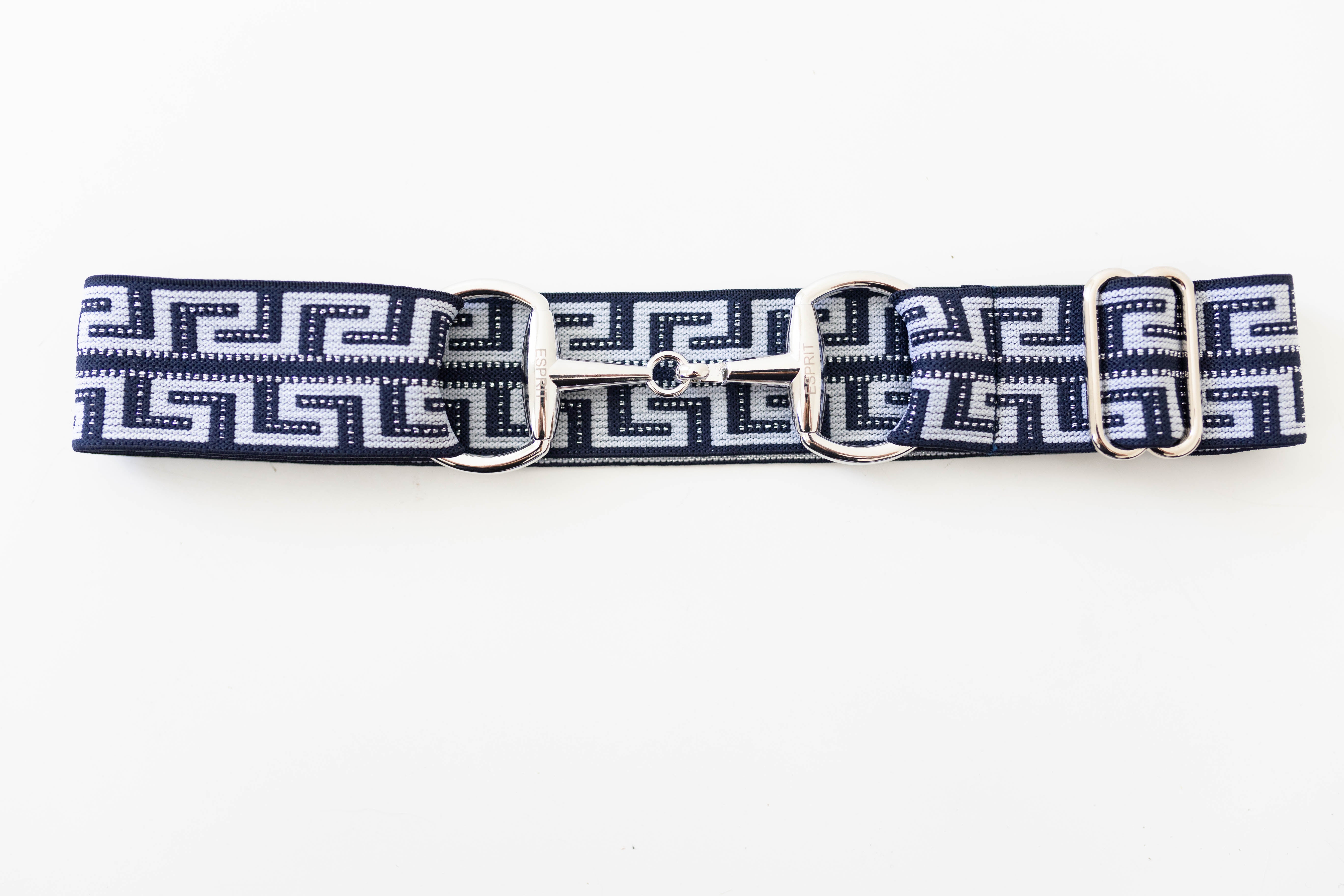 Snaffle Belt - Sparkle Navy Geo
