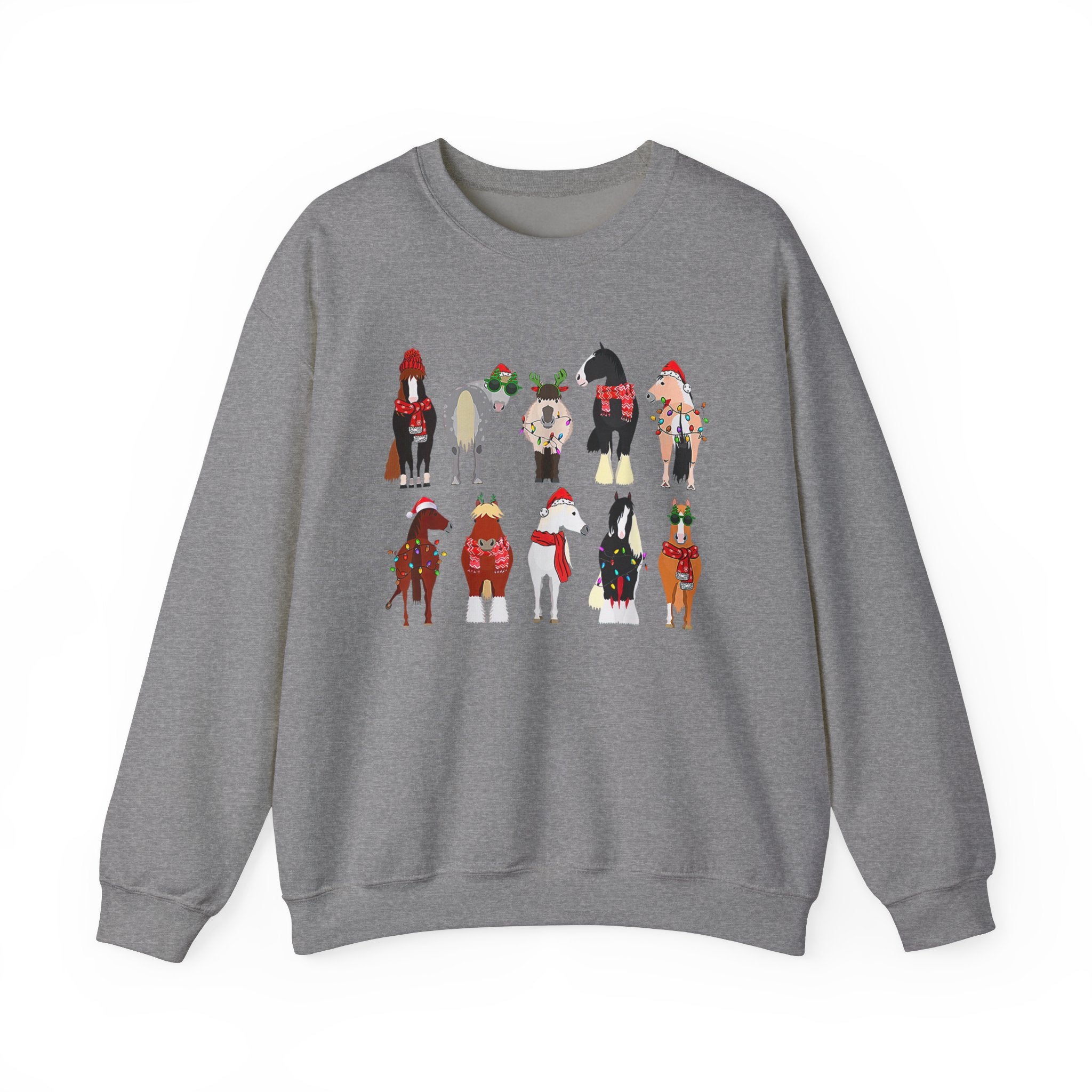 Christmas Horses - Crewneck Sweatshirt