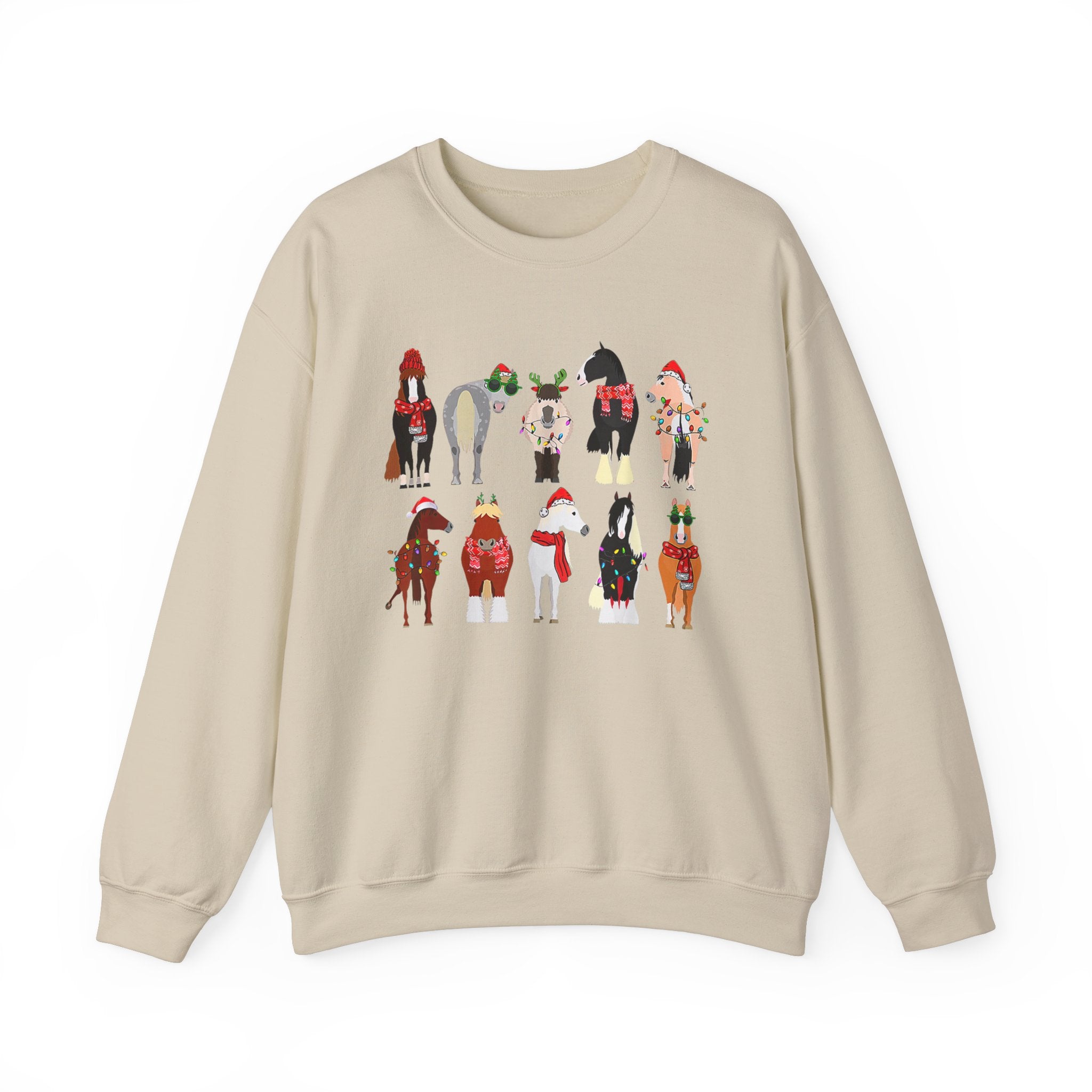 Christmas Horses - Crewneck Sweatshirt