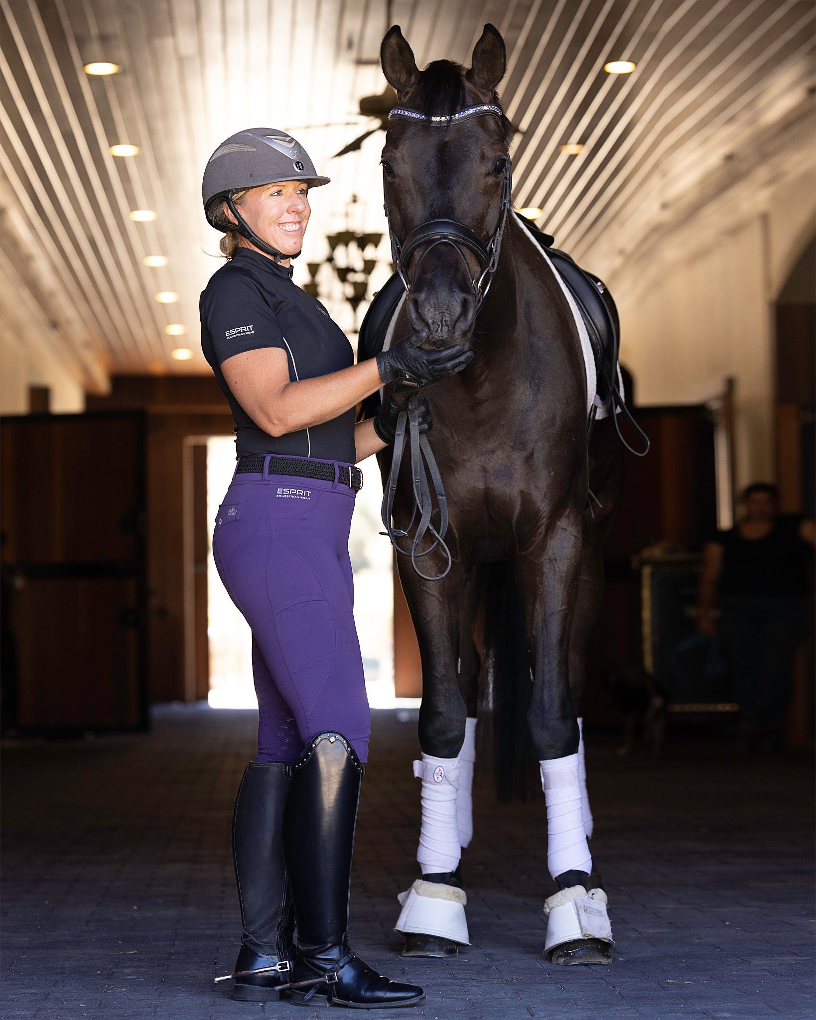Classic Riding Tight - Eggplant