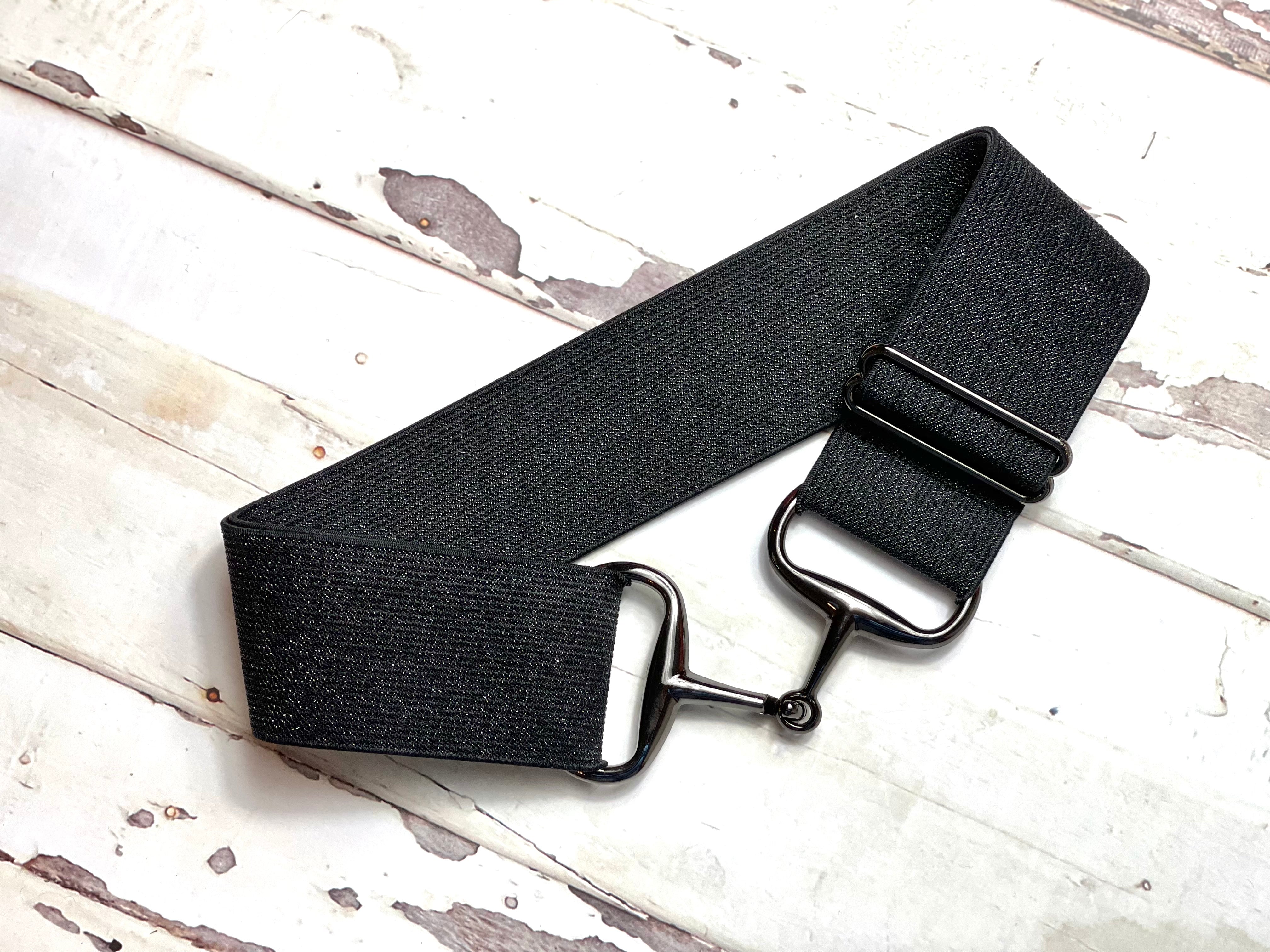 Snaffle Belt - Sparkle Black