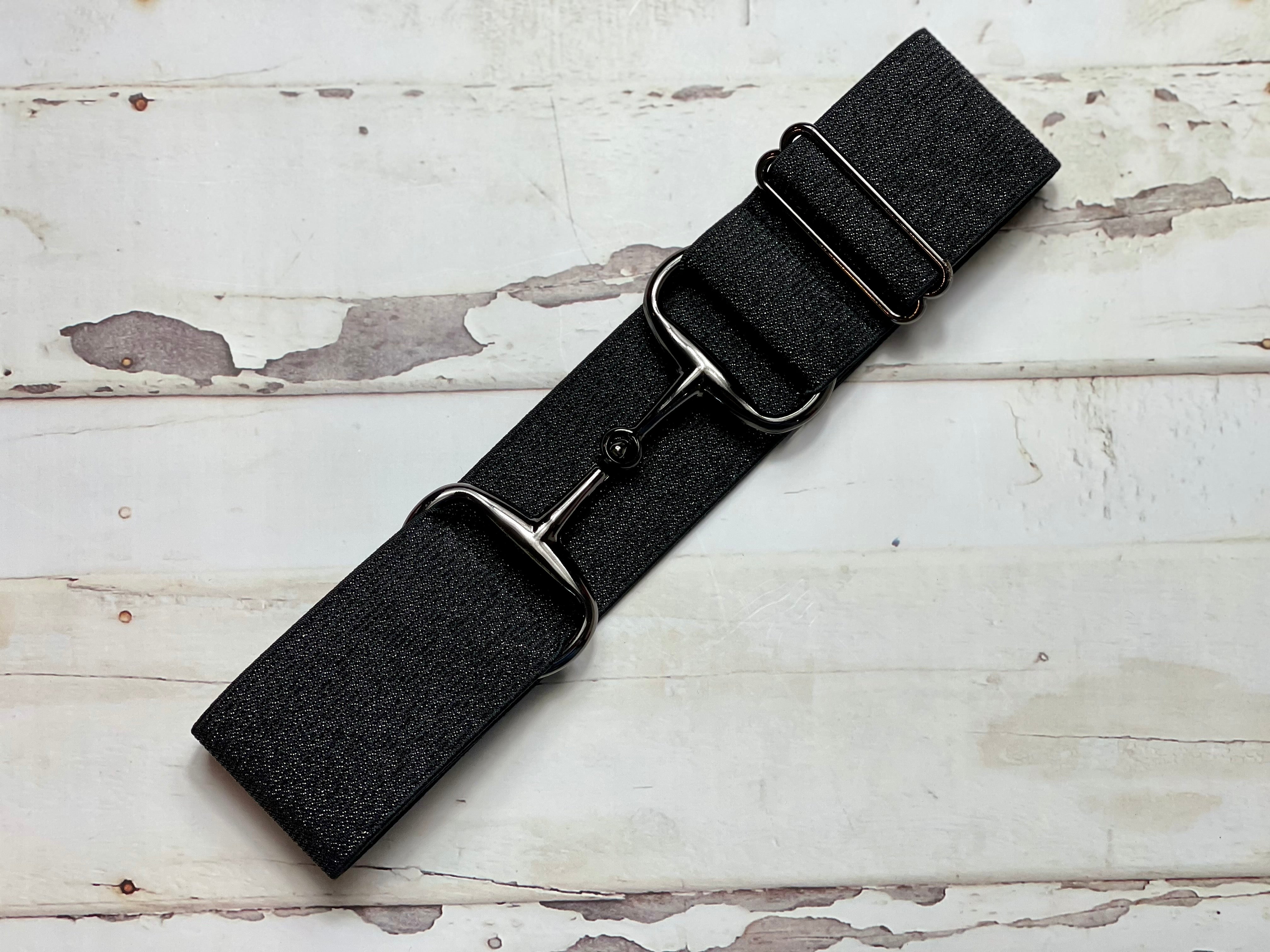 Snaffle Belt - Sparkle Black