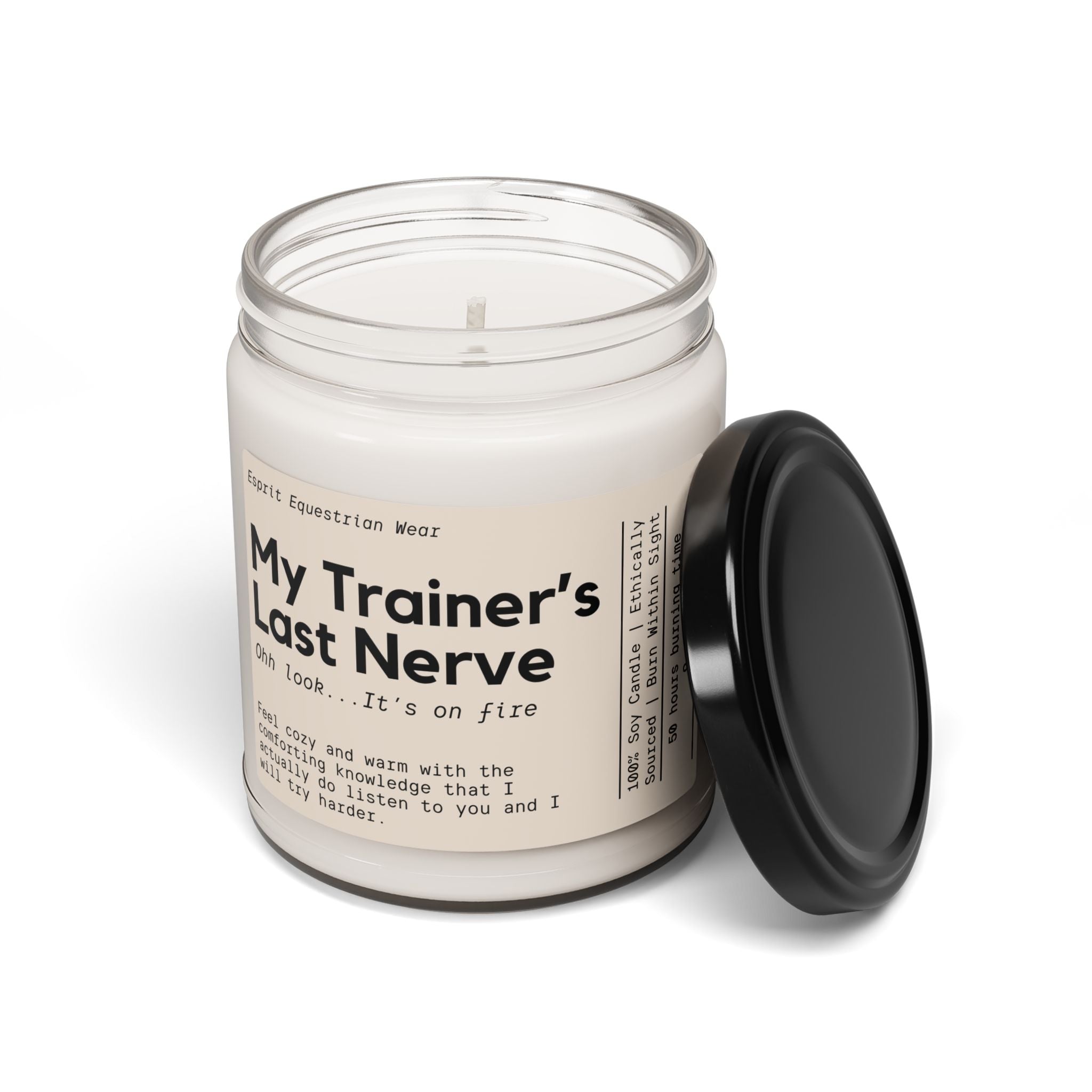 My Trainer's Last Nerve - Scented Candle, 9oz