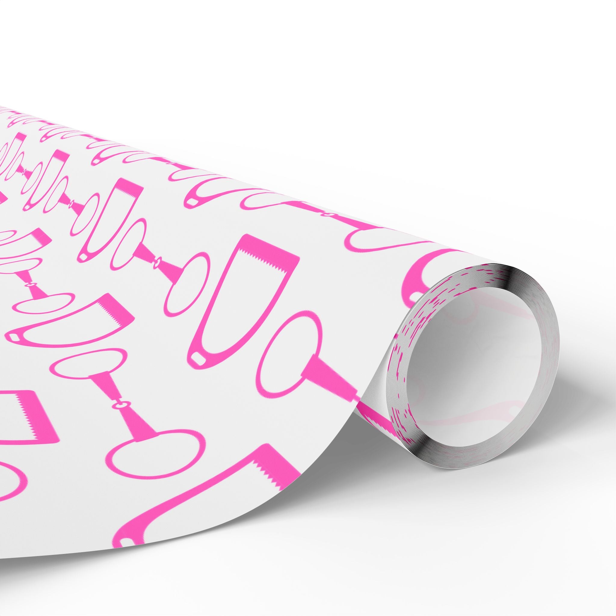 Snaffle Wrapping Paper (Pink)