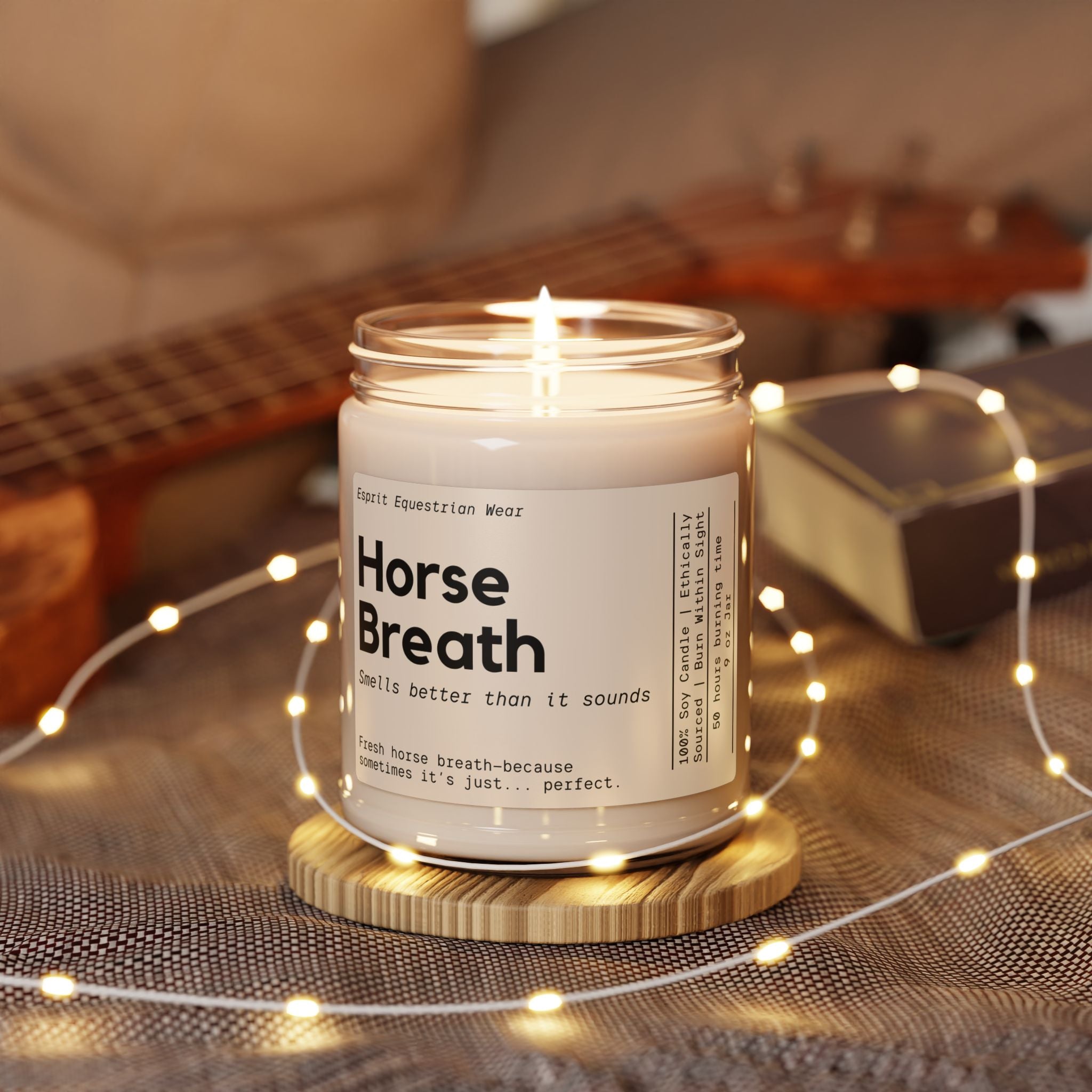 Horse Breath - Scented Candle, 9oz