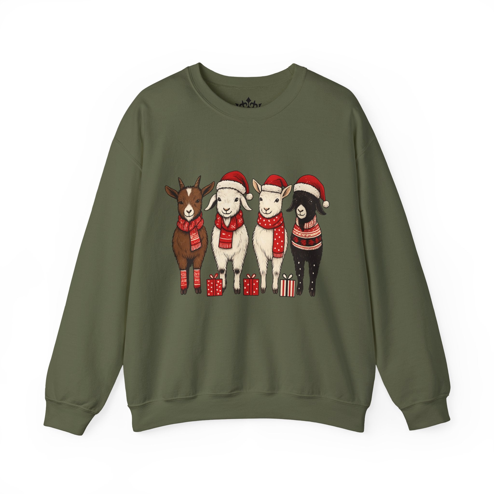 Christmas Goats Holiday Sweatshirt