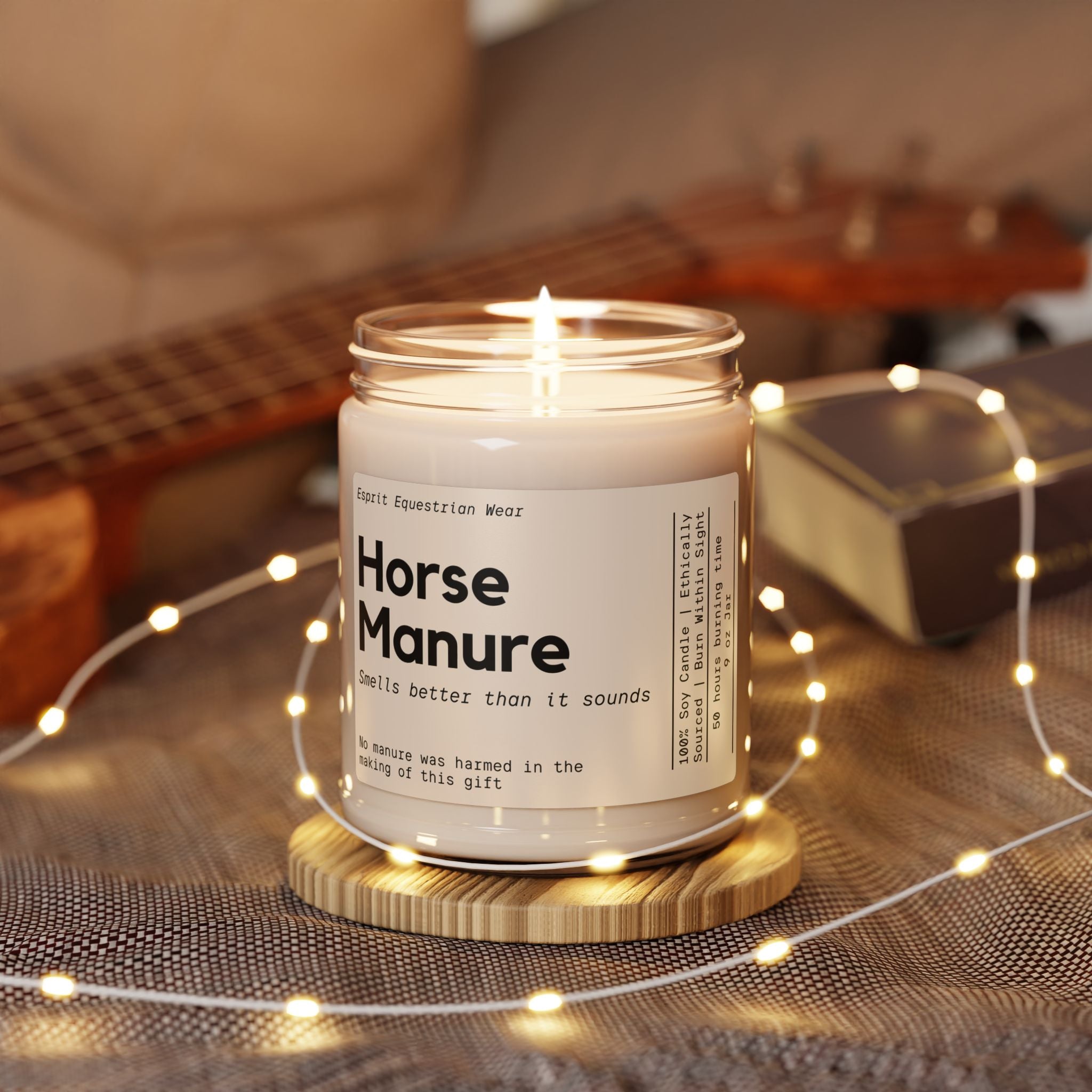 Horse Manure - Scented Candle, 9oz