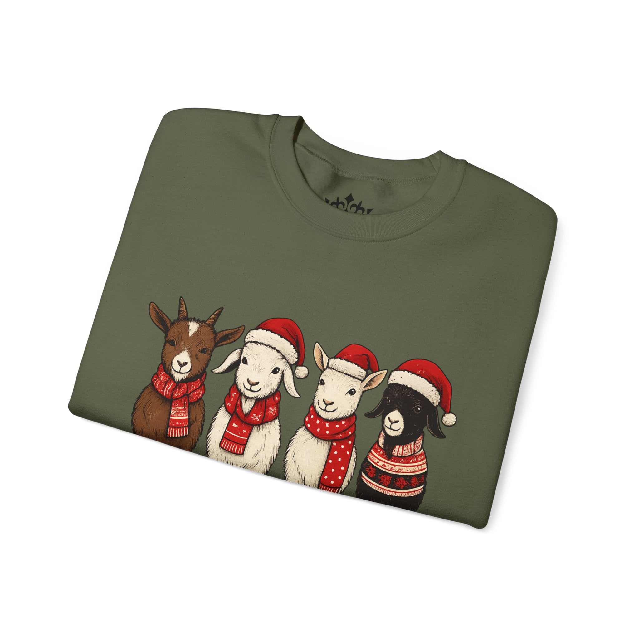 Christmas Goats Holiday Sweatshirt