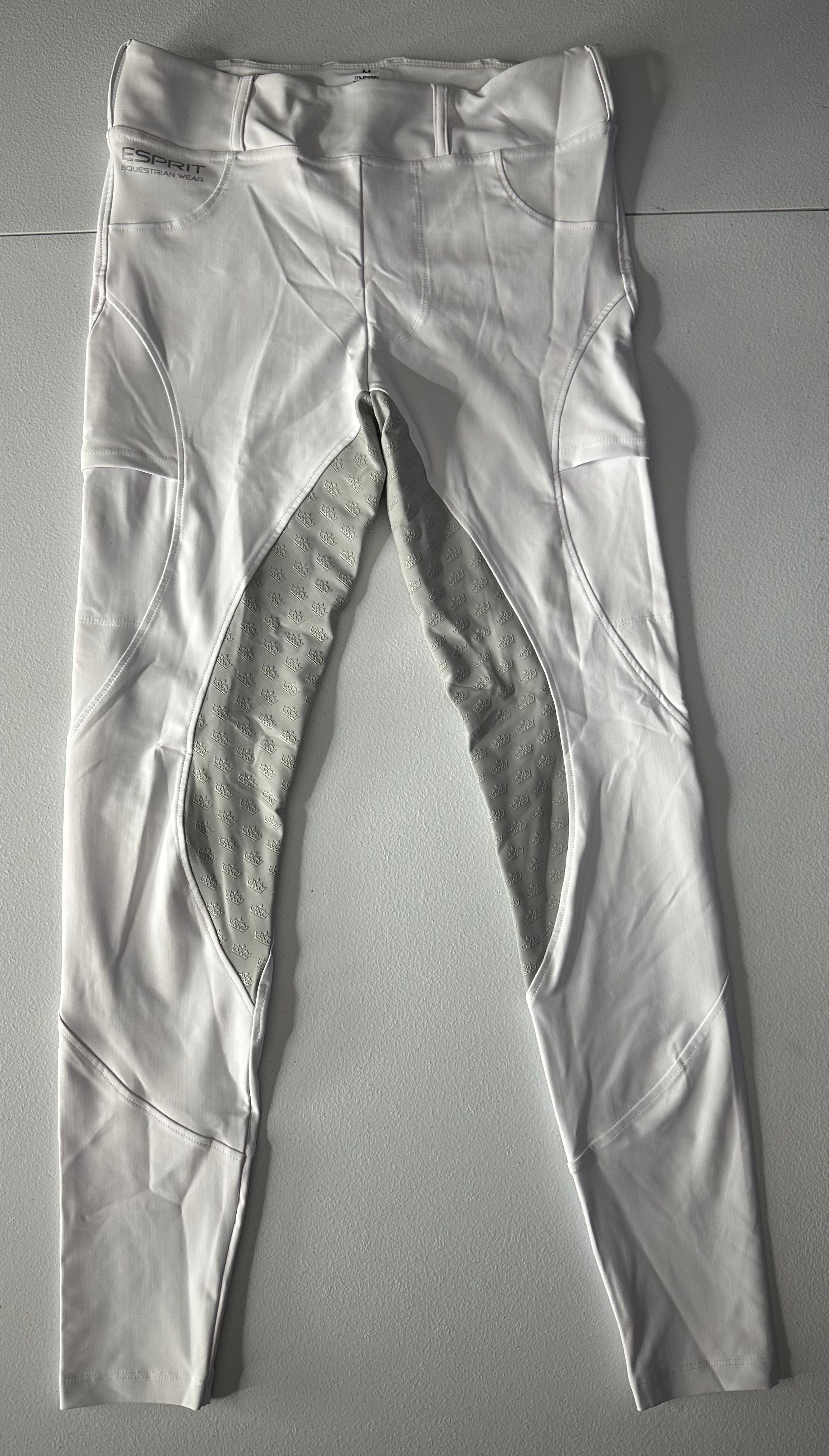 (46) Classic White, Grey Seat, Full Seat, MEDIUM