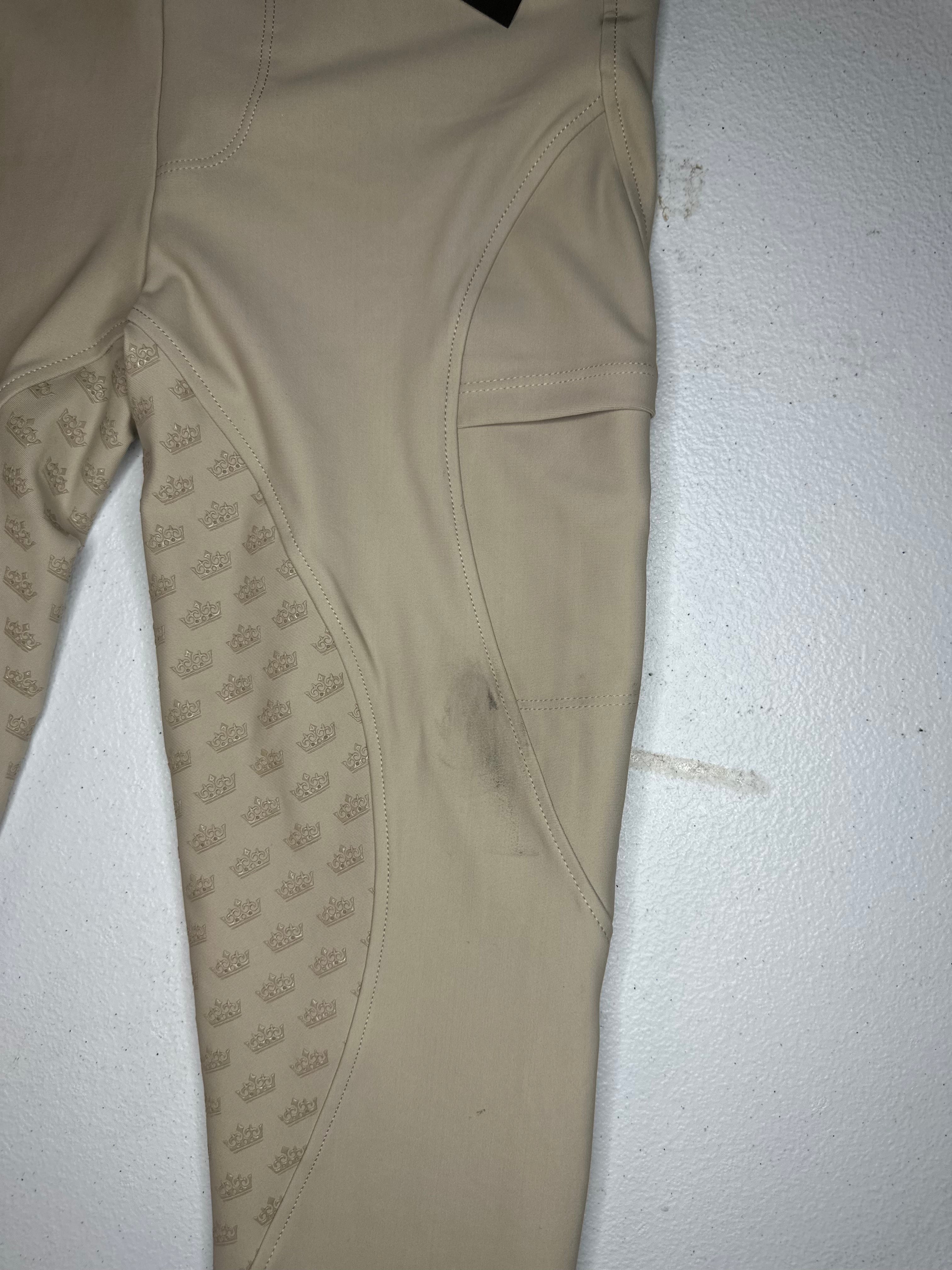 (4) Kids Tan tight, Size 10-11