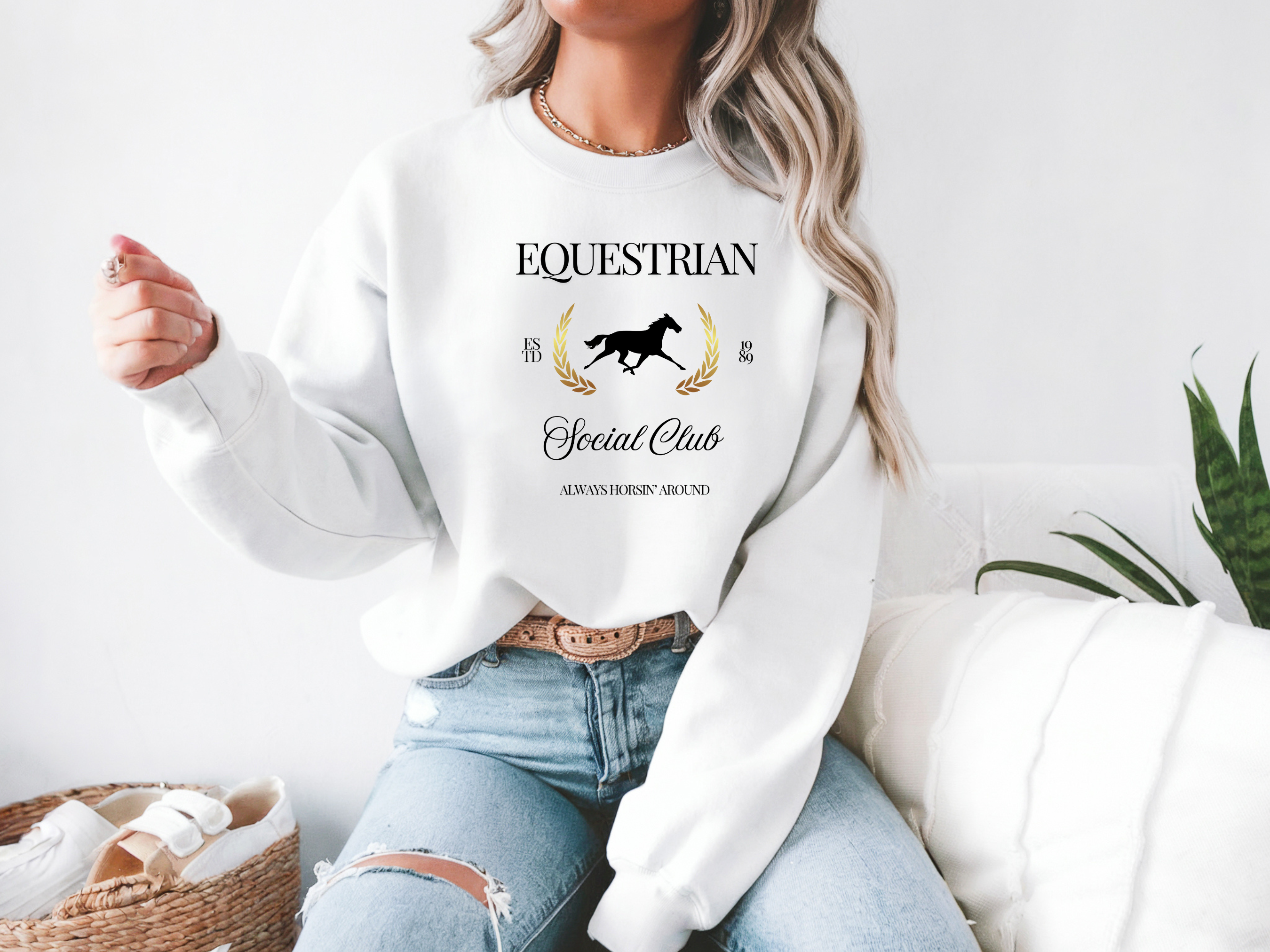 Customizable Crewneck Sweatshirt - Social Club