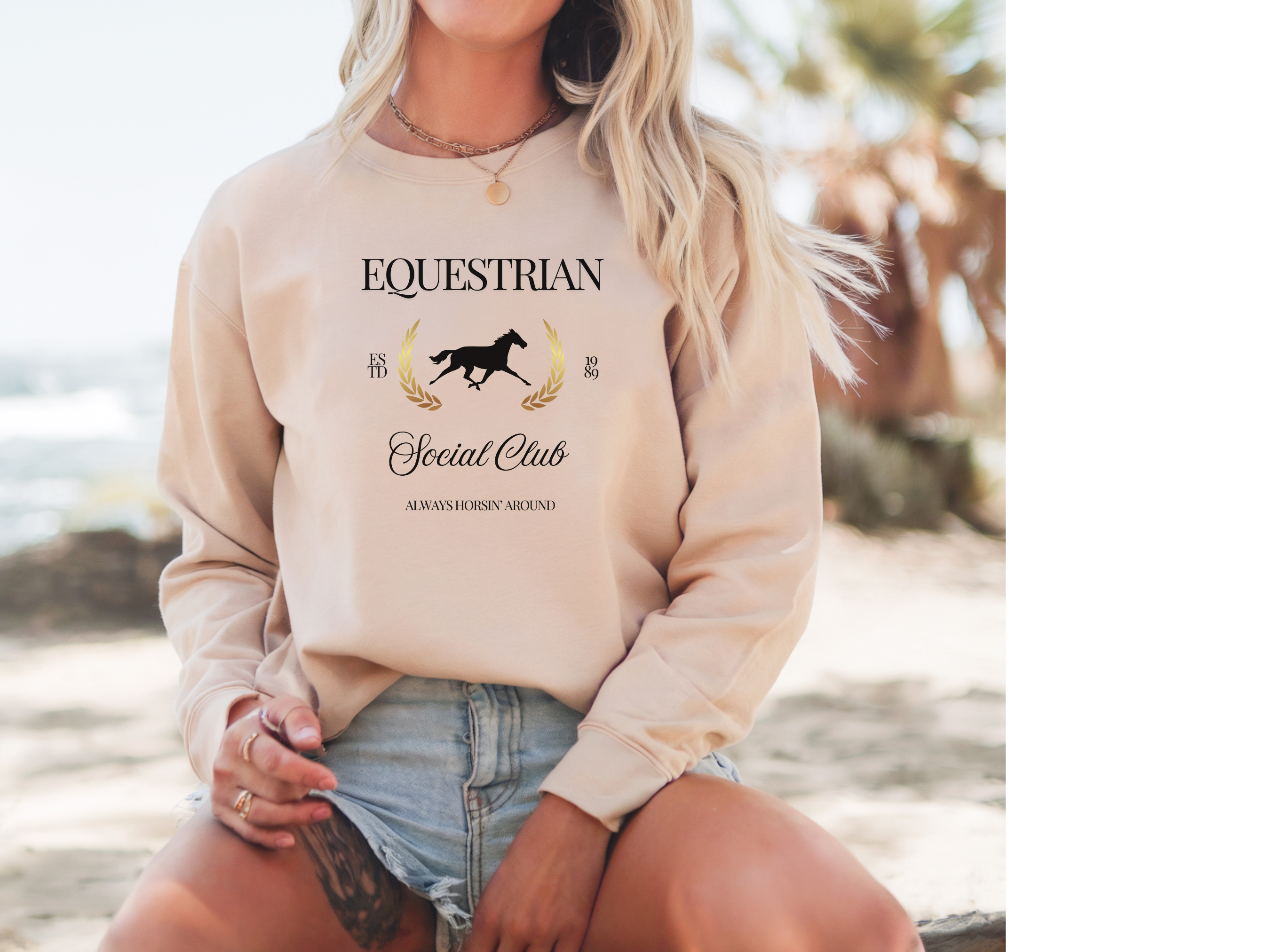 Customizable Crewneck Sweatshirt - Social Club