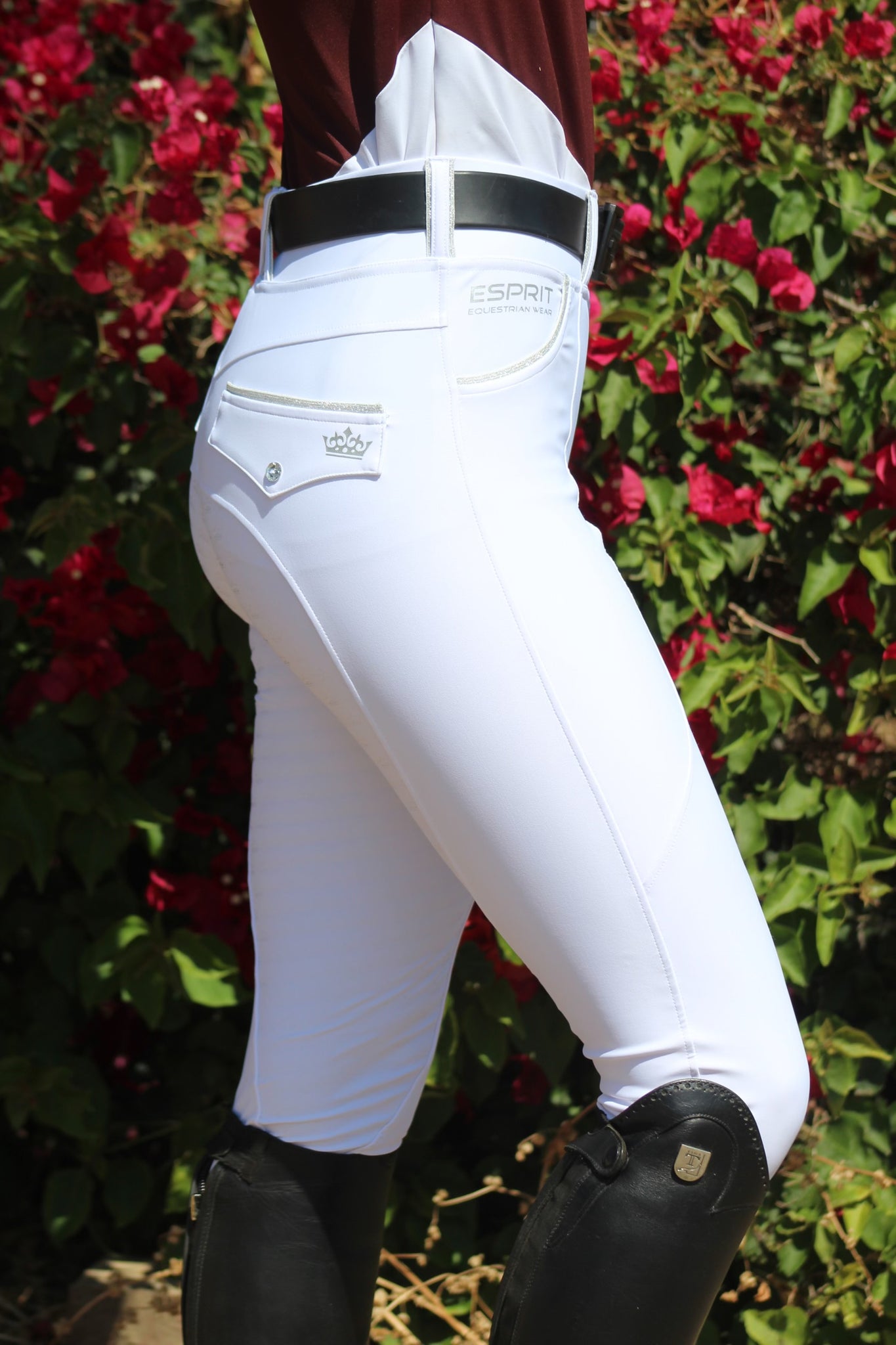 Equiboodle Riding Tights - White XL 30-36”