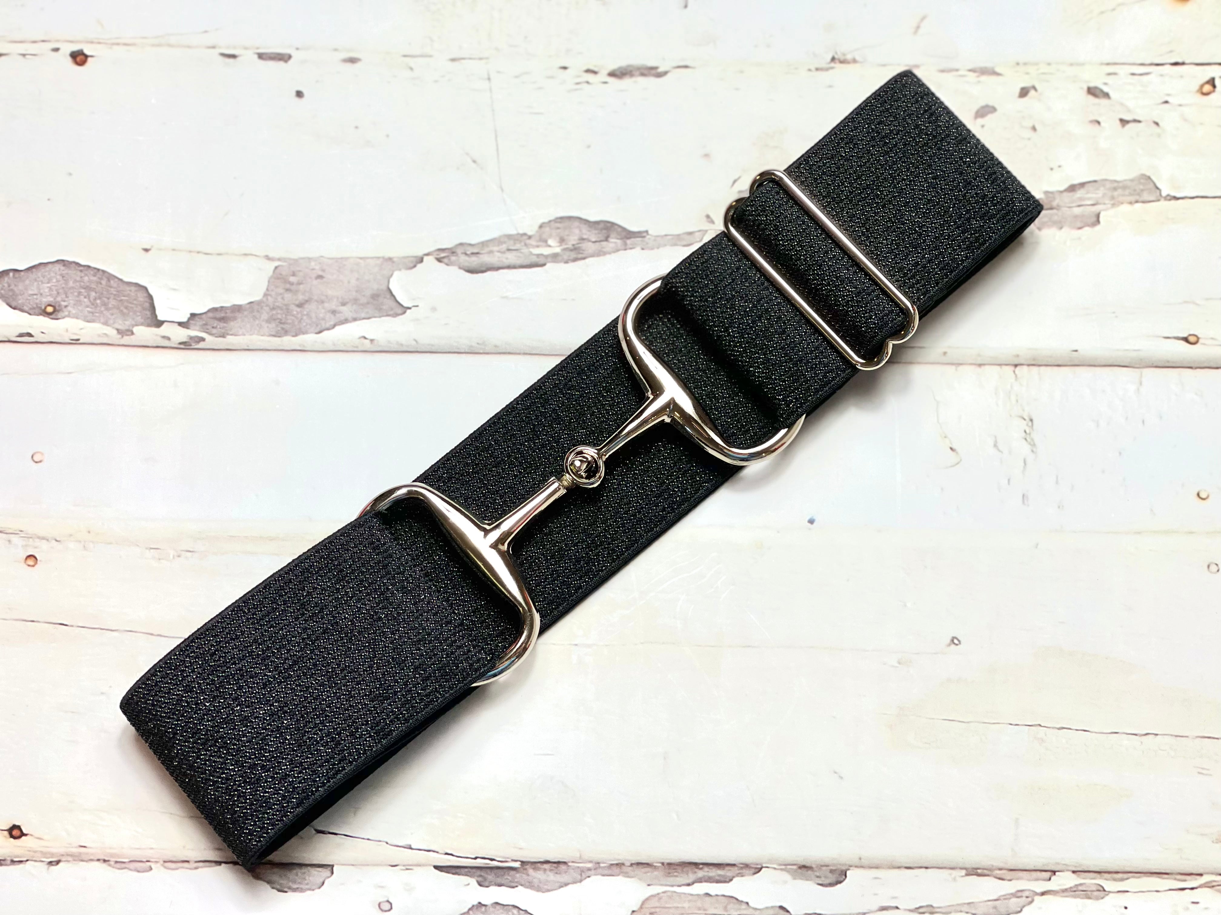 Snaffle Belt - Sparkle Black