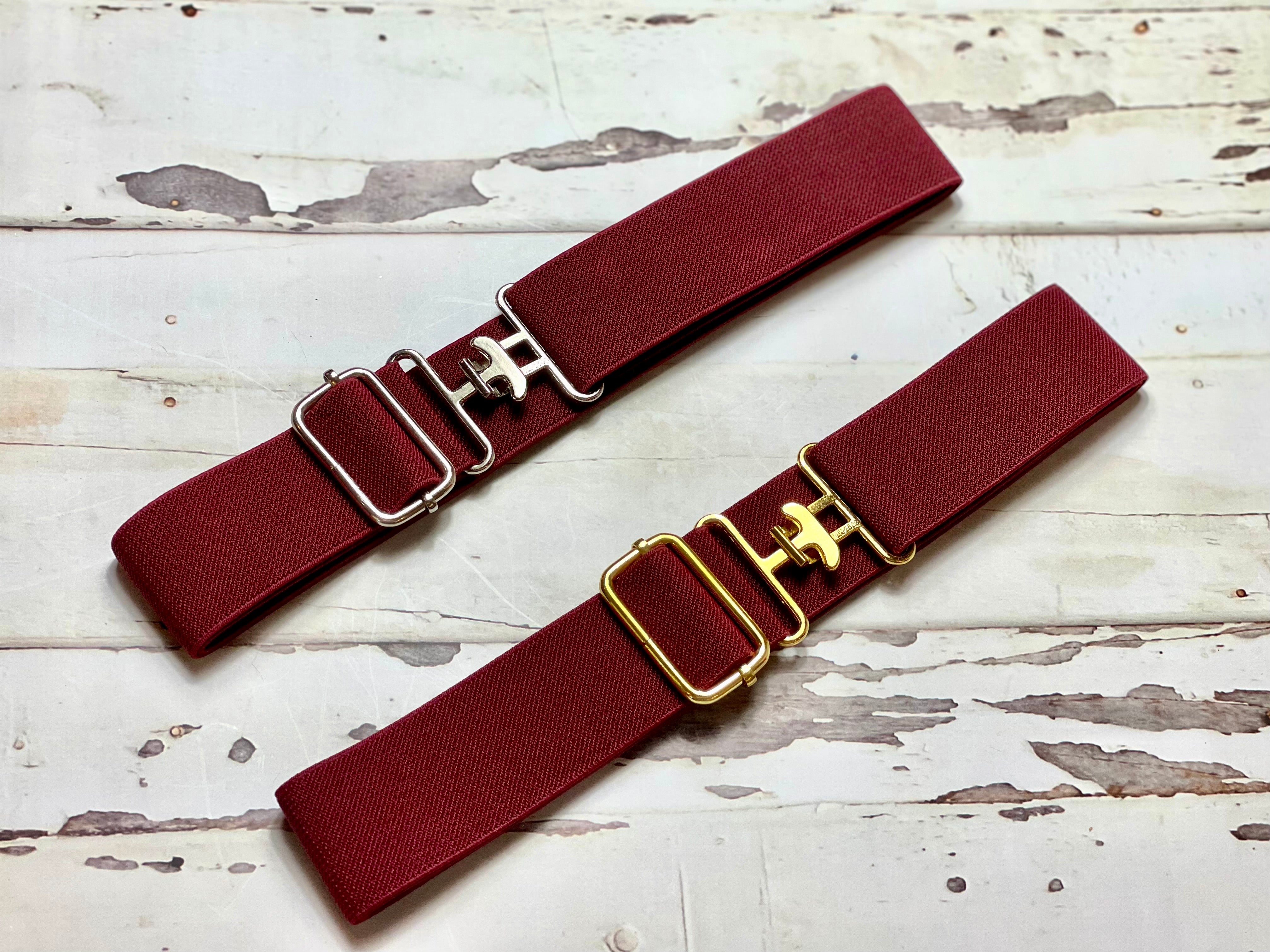 Surcingle Belt - Burgundy