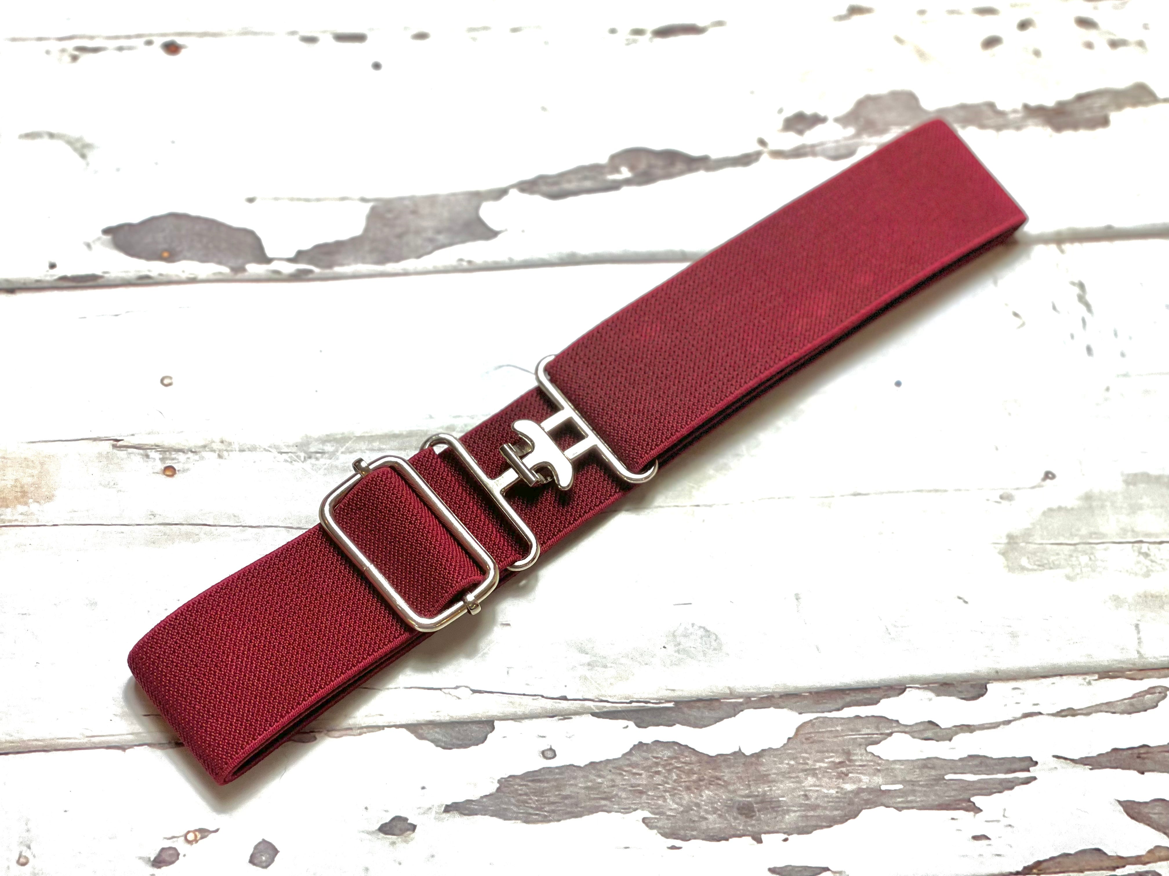 Surcingle Belt - Burgundy