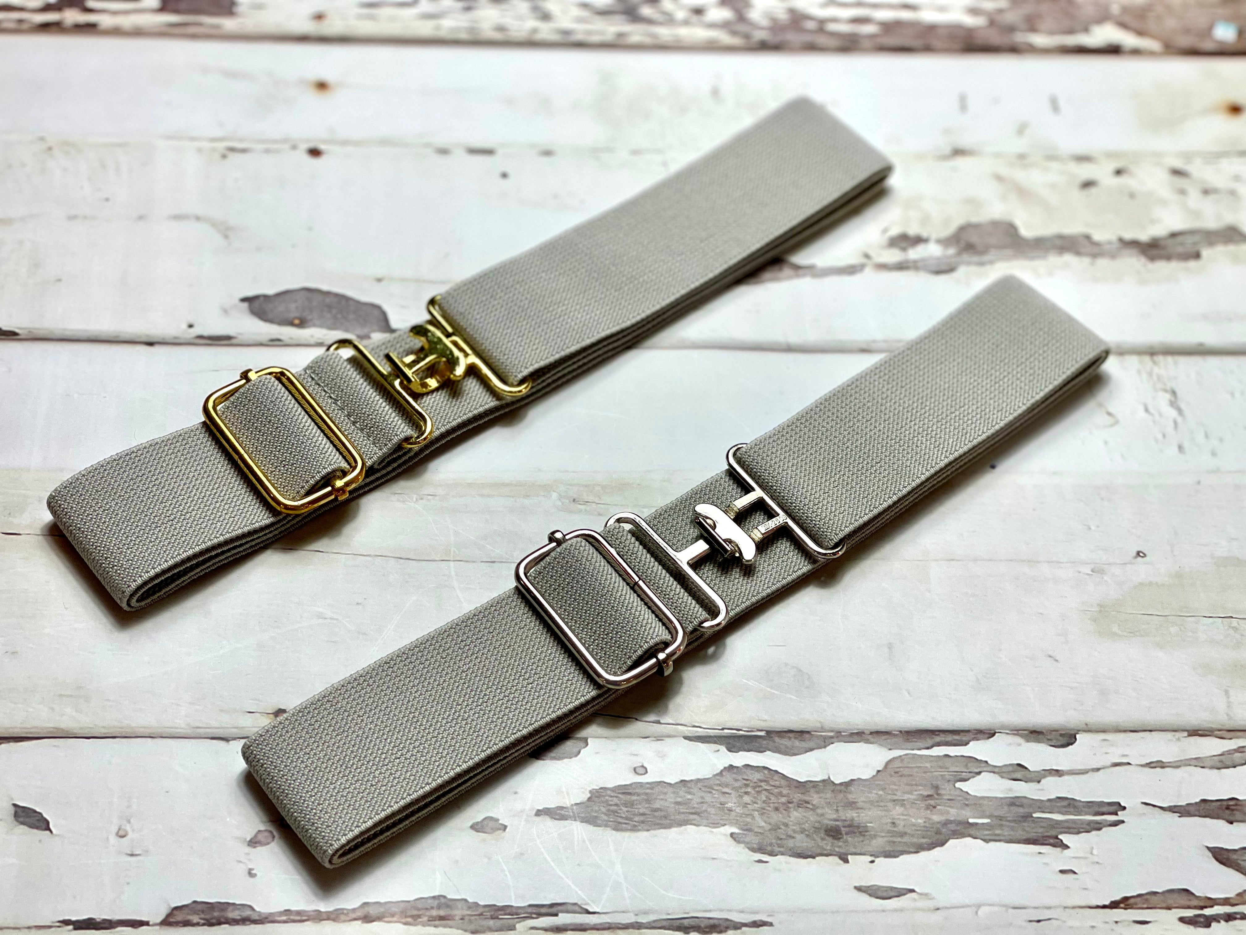 Surcingle Belt - Light Grey