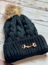 Load image into Gallery viewer, Snaffle Beanie - Black
