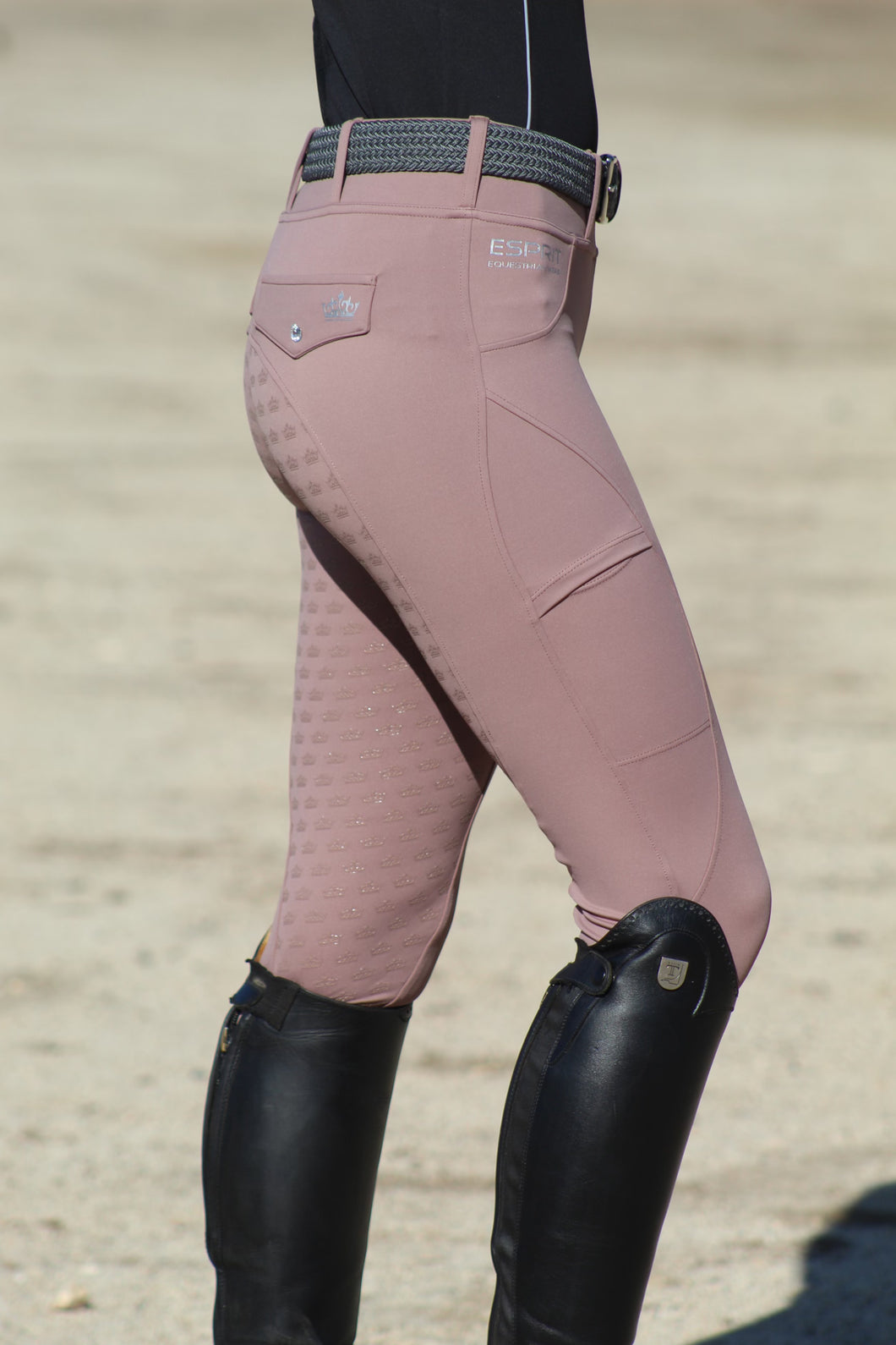 Classic Riding Tight - Dusty Rose