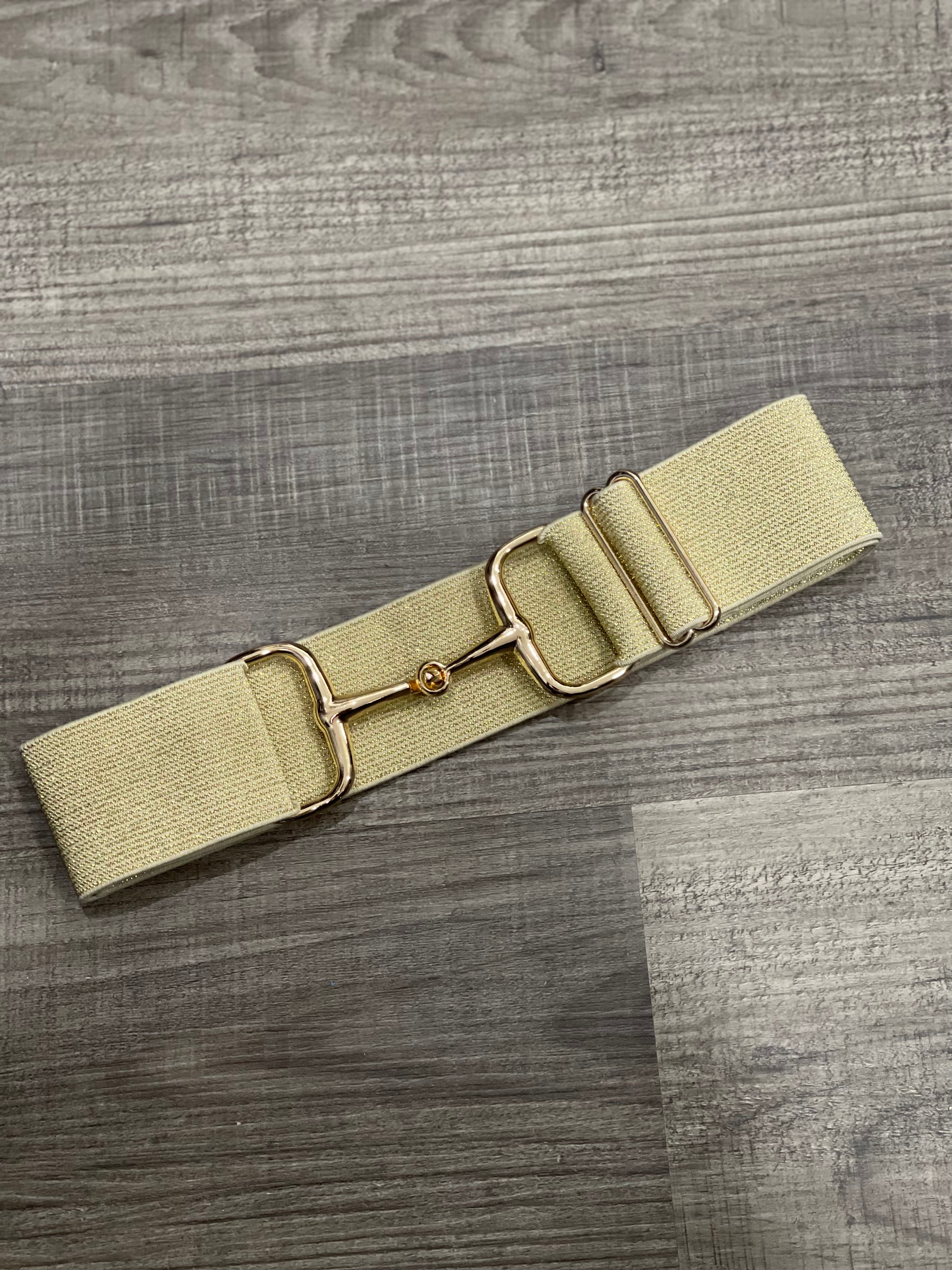 Snaffle Belt - Sparkle Gold