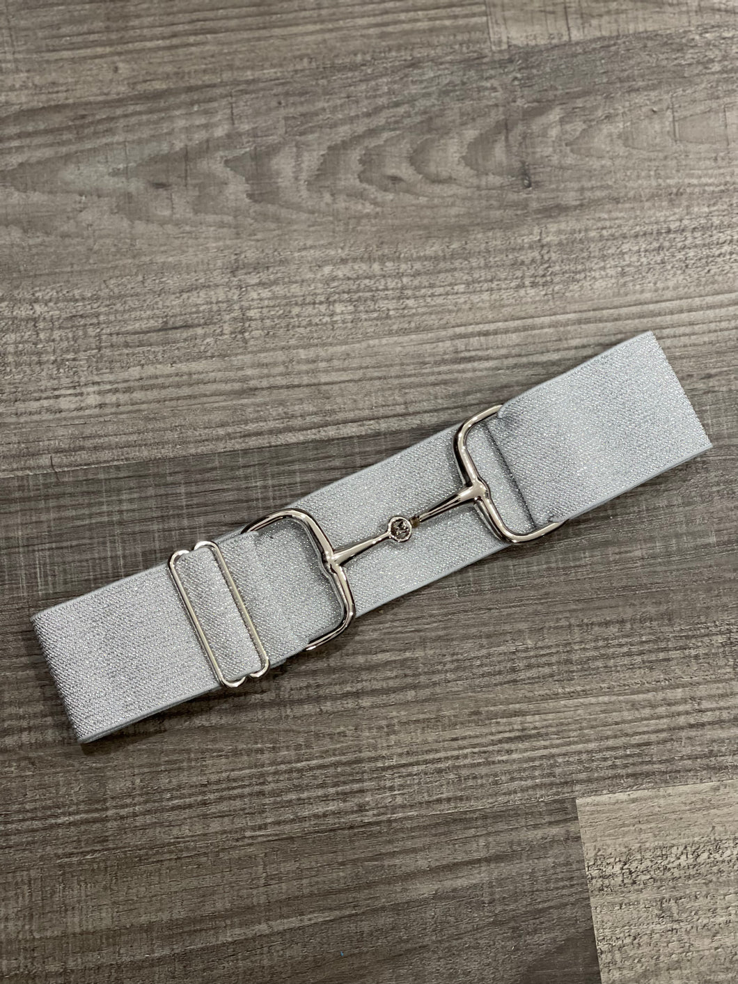 Snaffle Belt - Sparkle Silver