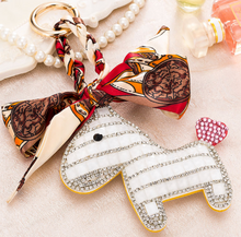 Load image into Gallery viewer, Sparkle Pony Key Chain - White

