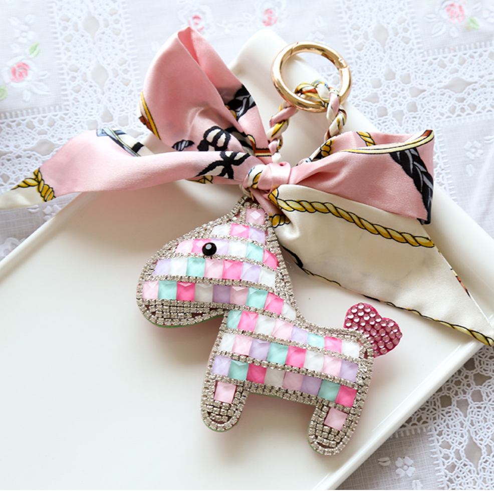 Sparkle Horse Key Chain - Multi