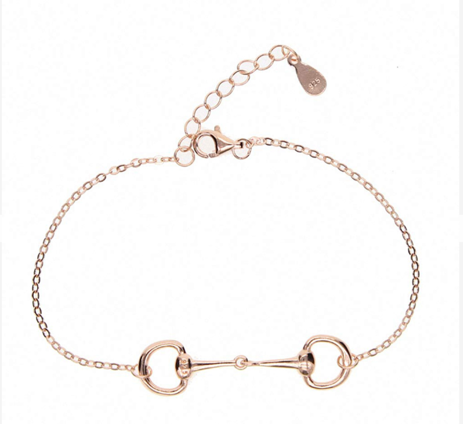 Rose Gold Snaffle Bracelet