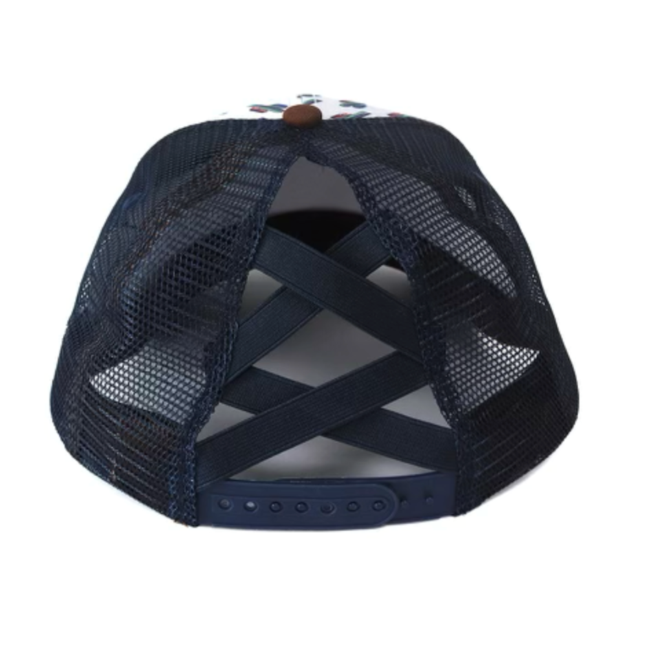 Cactus Hat - Brown/Blue