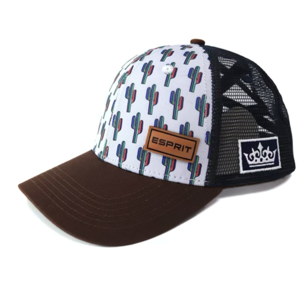 Cactus Hat - Brown/Blue