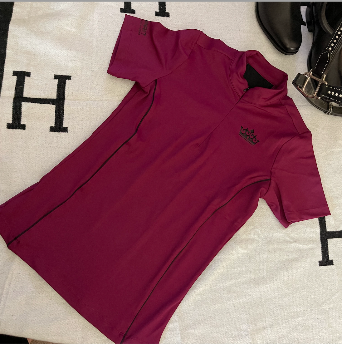 Short Sleeve Shirt - Merlot