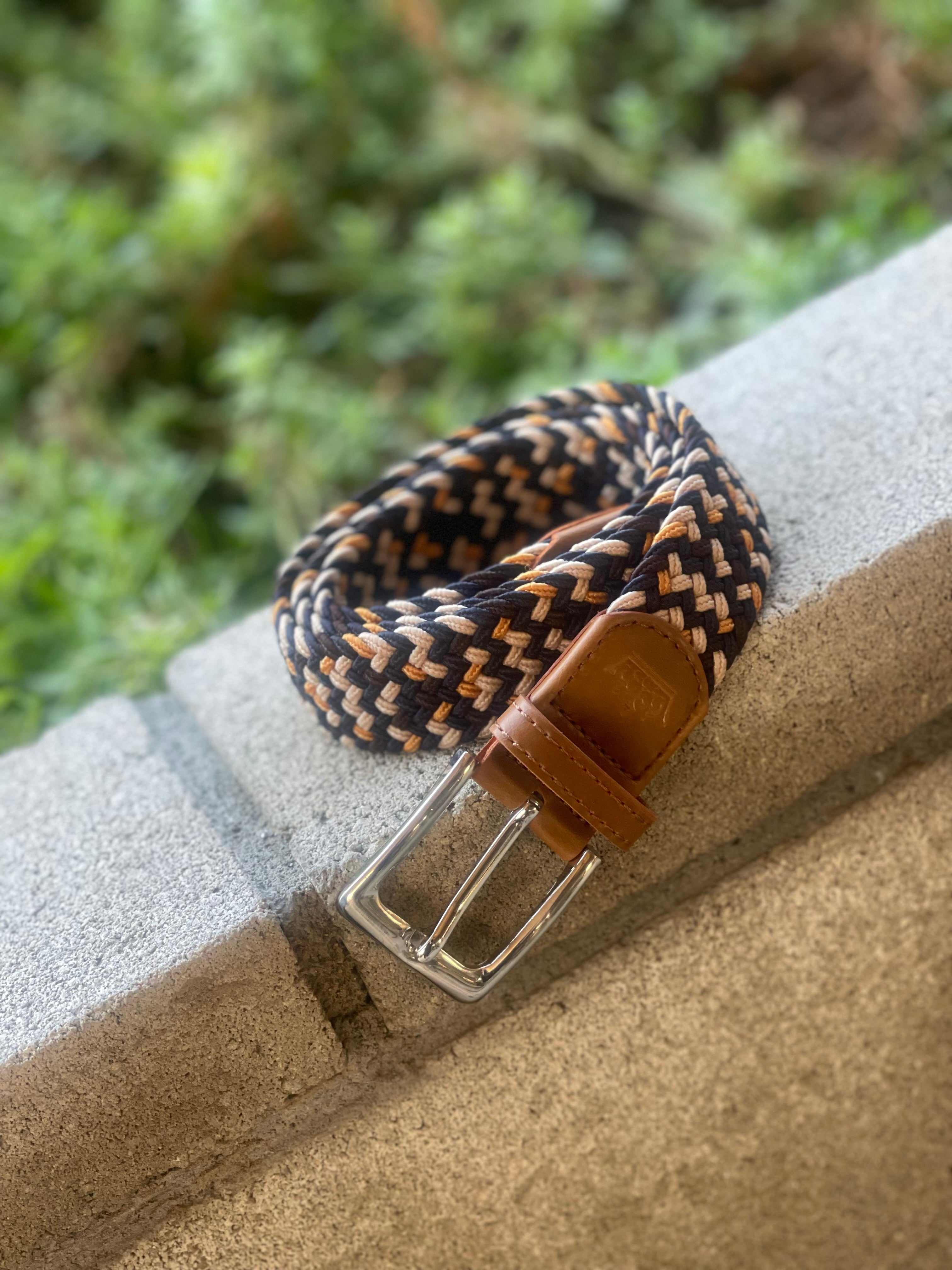 Woven Belt - Sand Multi